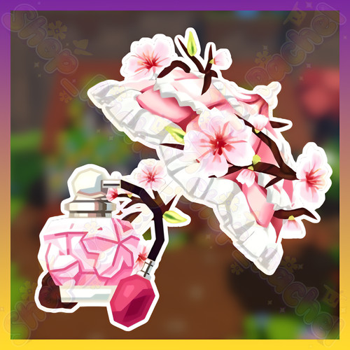 Sakura parasol set flee - set,