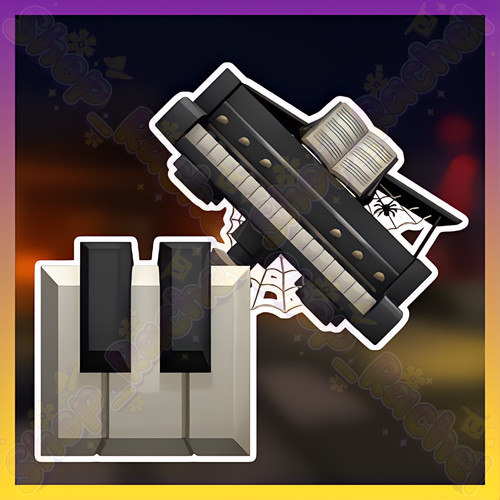 Antique piano set - piano,