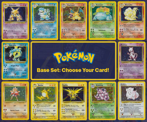 Pokemon set base 1999 scegli - pokemon, 1999: