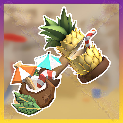 Tropical drink set - set,